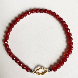 Satya stretch bracelet, like new. Carnelian